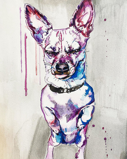 Chihuahua Print by Artist Ruthie Gibbs