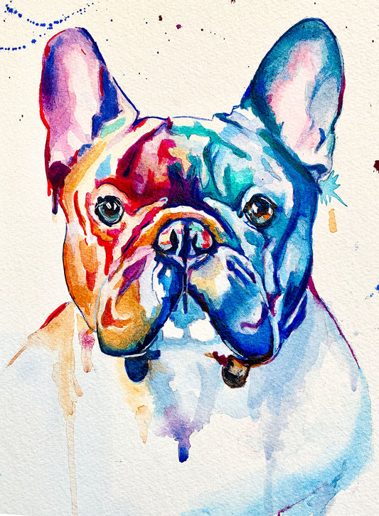 French Bulldog Terrier Print